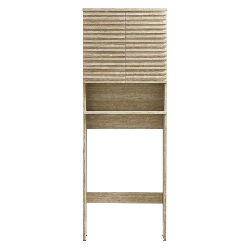 Render Bathroom Storage Cabinet in Travertine