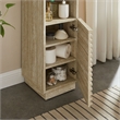 Render Linen Storage Cabinet in Travertine