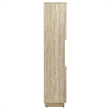 Render Linen Storage Cabinet in Travertine