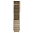 Render Linen Storage Cabinet in Travertine