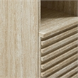 Render Linen Storage Cabinet in Travertine