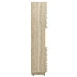 Render Linen Storage Cabinet in Travertine