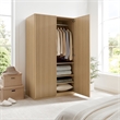 Render Wardrobe Closet in Oak
