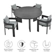 Tahoe Dining Set in Gray Gray