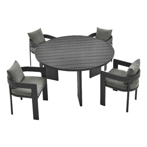 Tahoe Dining Set in Gray Gray