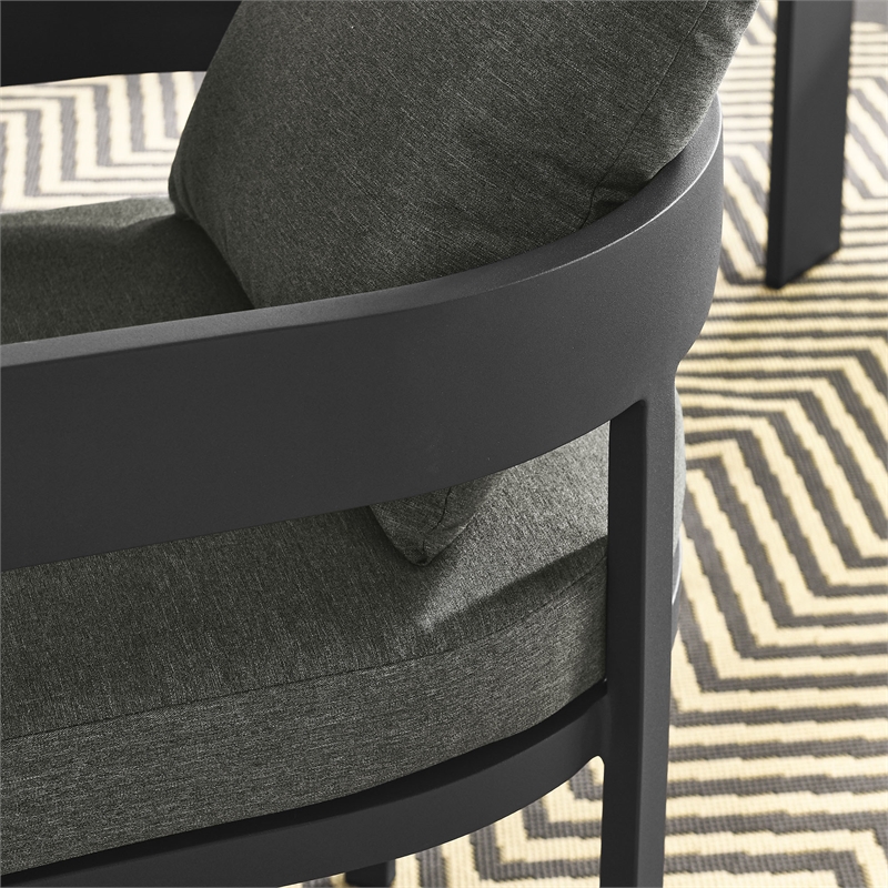 Tahoe Dining Chair in Gray Charcoal