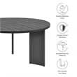 Tahoe Dining Table in Gray