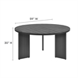 Tahoe Dining Table in Gray