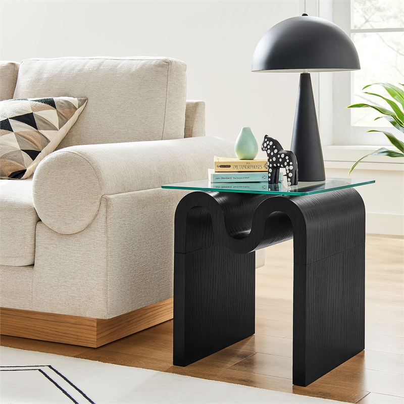 Ondine Side Table in Black