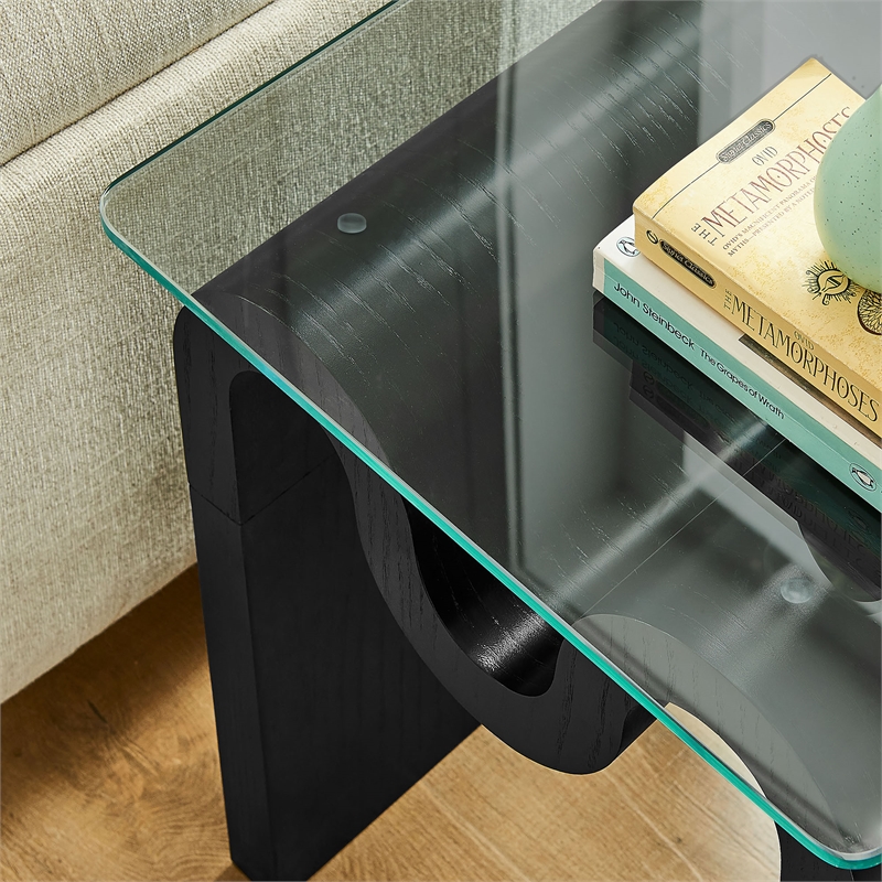 Ondine Side Table in Black