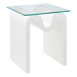 Ondine Side Table in White