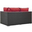 Sojourn Right Arm Loveseat in Canvas Red