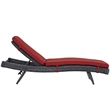 Summon Chaise in Canvas Red