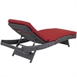 Summon Chaise in Canvas Red