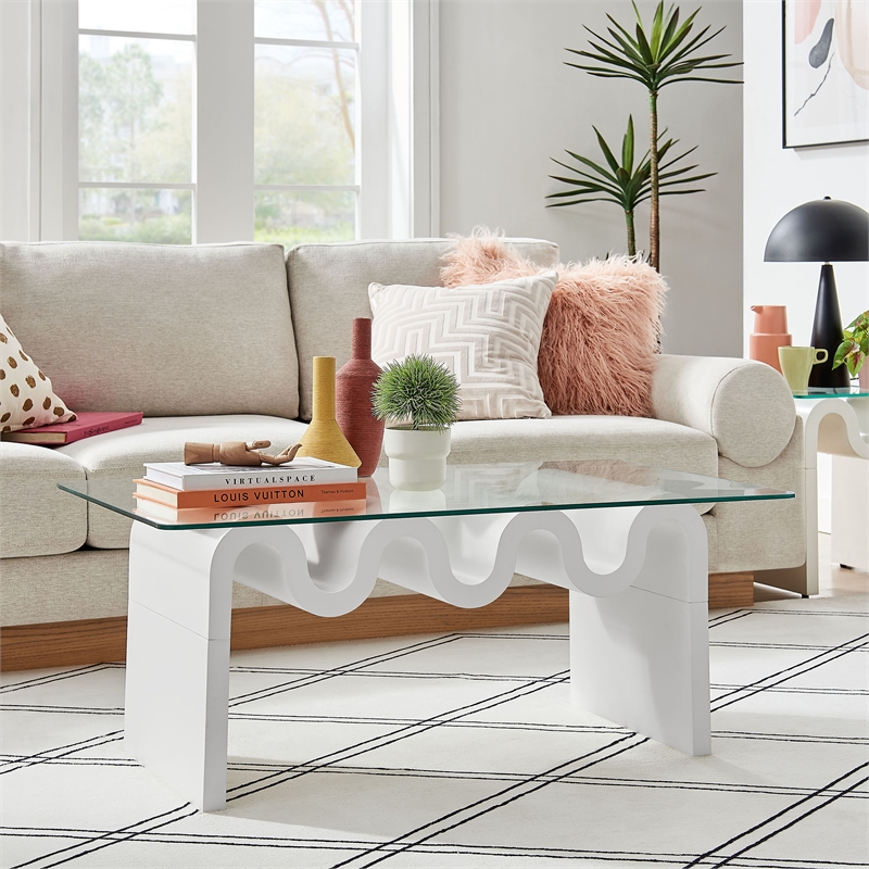 Ondine Coffee Table in White