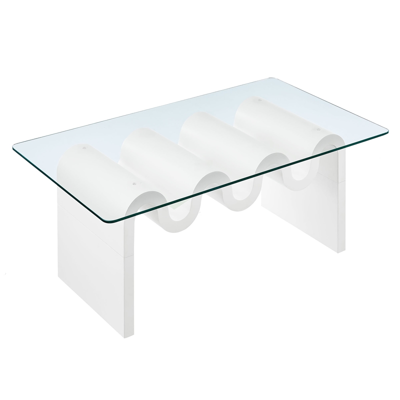 Ondine Coffee Table in White