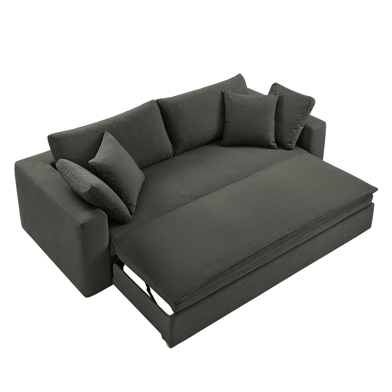 Commix Sleeper Sofa in Gray