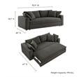 Commix Sleeper Sofa in Gray