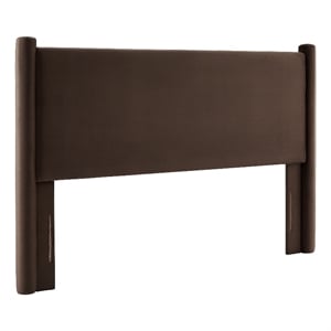 Rael Queen Headboard in Chocolate Brown