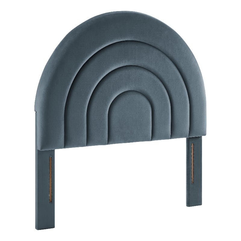 Solana Twin Headboard in Cadet Blue