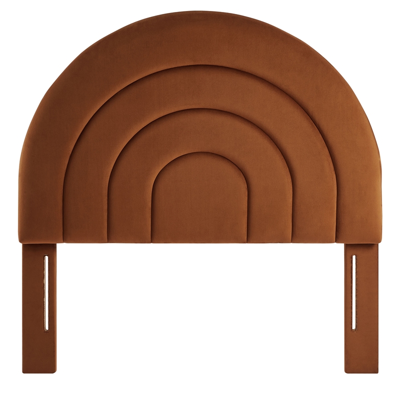 Solana Twin Headboard in Rust