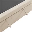 Modway Commix Down Filled Overstuffed Sleeper Sofa w/Throw Pillows - Light Beige
