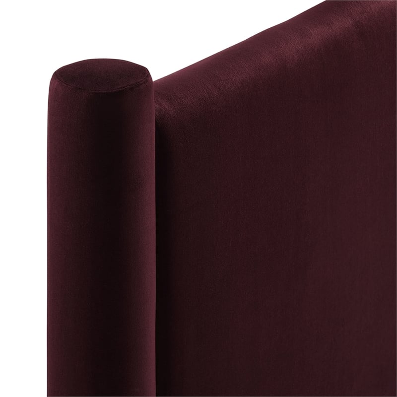 Rael Twin Headboard in Mulberry