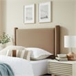 Rael Twin Headboard in Taupe