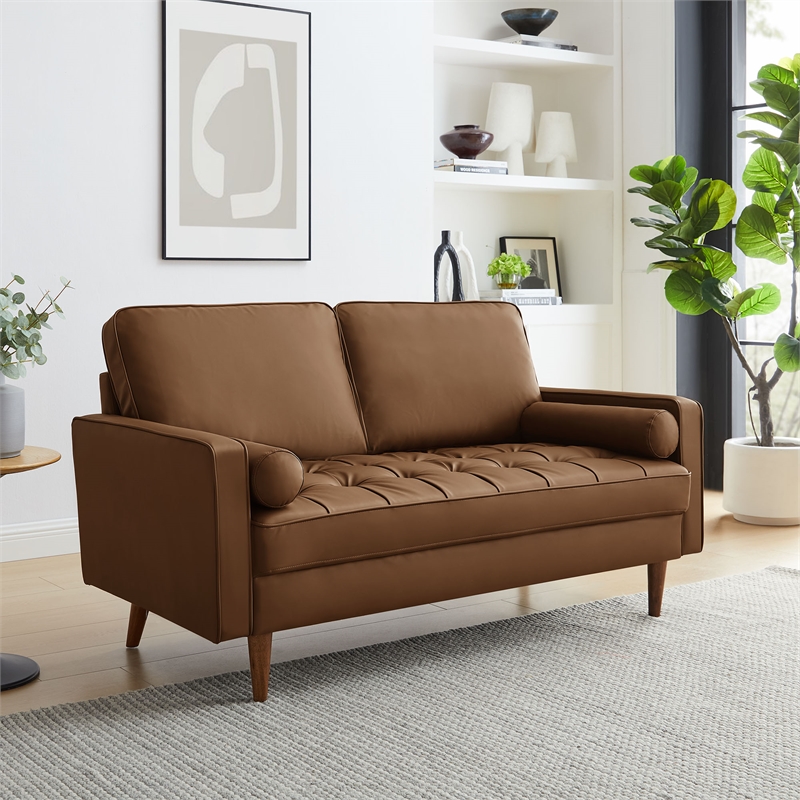 Valour Loveseat in Brown