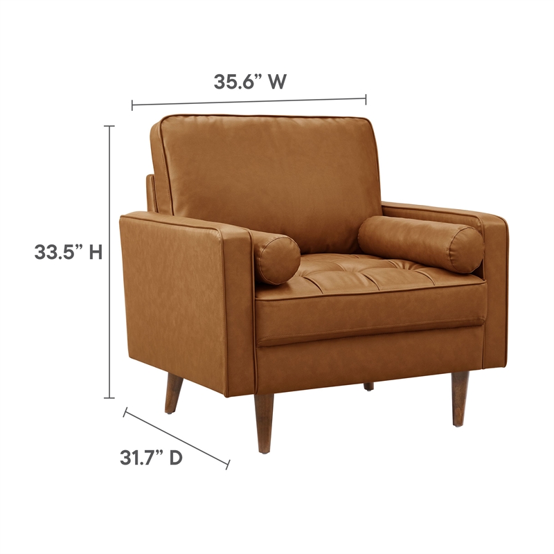 Valour Accent Armchair in Tan