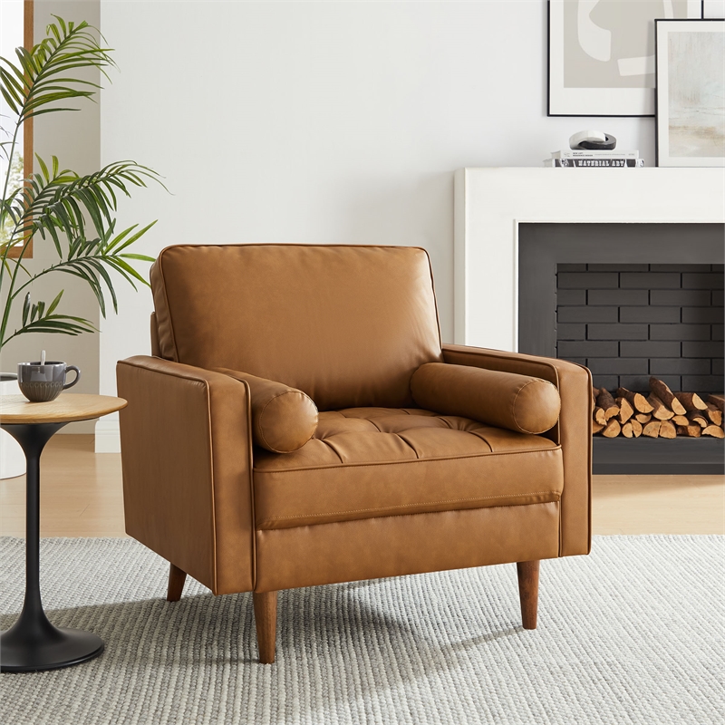 Valour Accent Armchair in Tan