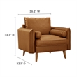 Revive Accent Armchair in Tan