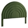 Solana Full Headboard in Moss Green