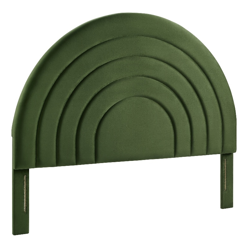 Solana King Headboard in Moss Green