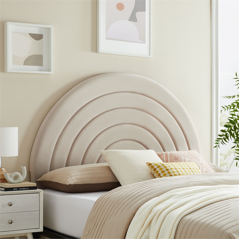 Solana Queen Headboard in Almond