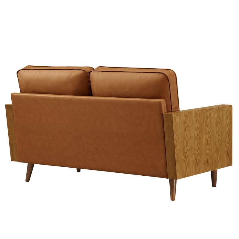 Kellan Loveseat in Walnut Tan