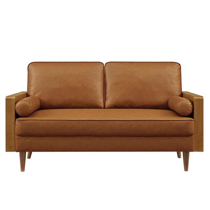 Kellan Loveseat in Walnut Tan
