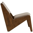 Rylina Accent Chairs Set of 2 in Walnut Brown