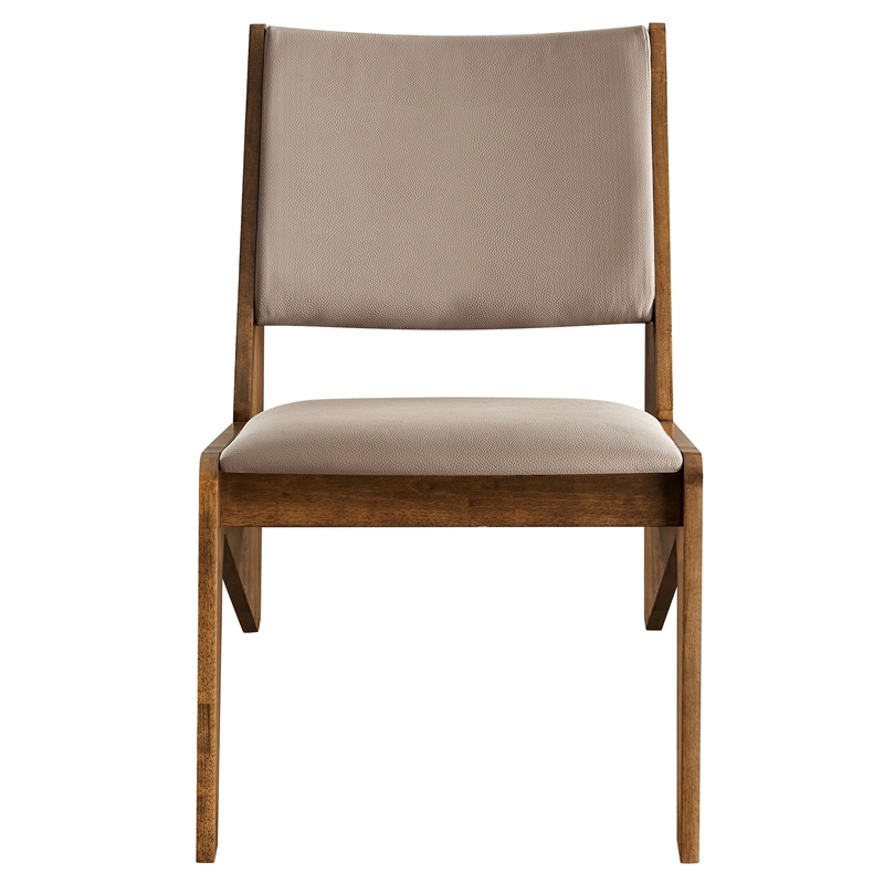 Rylina Accent Chairs Set of 2 in Walnut Brown