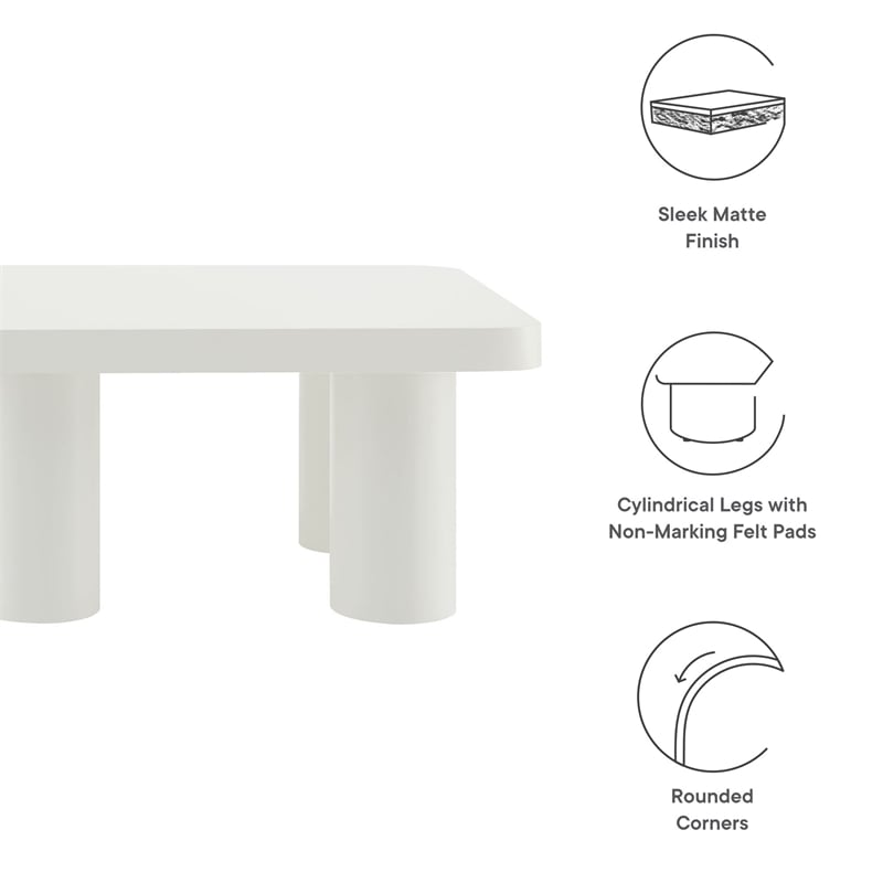 Cleo Coffee Table in White