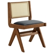 Thera Dining Side Chairs Set of 2 in Walnut Black
