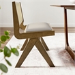 Thera Dining Side Chairs Set of 2 in Weathered Oak Stone