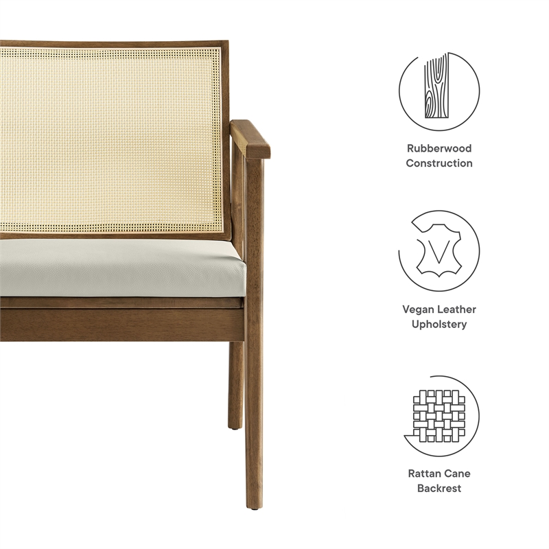 Thera Accent Armchairs Set of 2 in Weathered Oak Stone