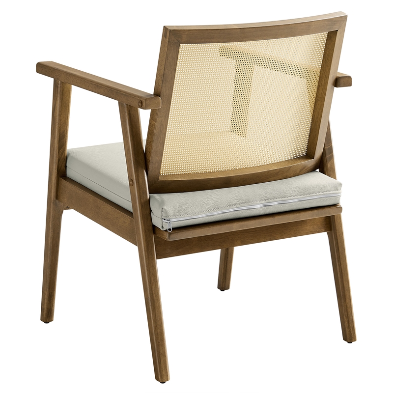 Thera Accent Armchairs Set of 2 in Weathered Oak Stone