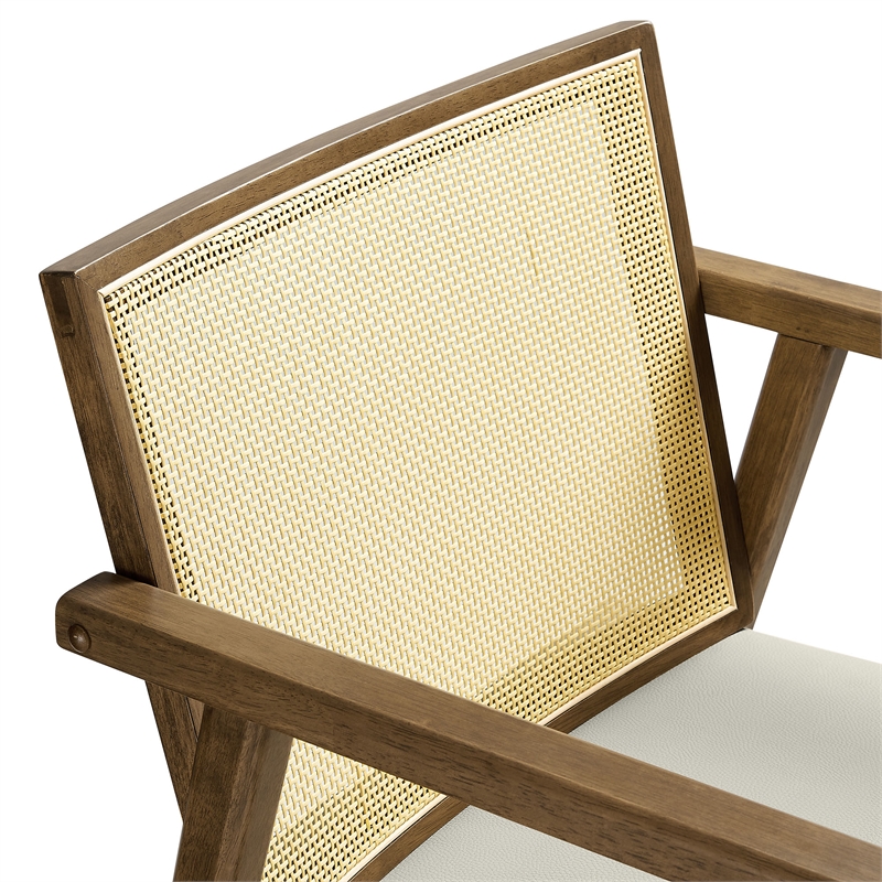Thera Accent Armchairs Set of 2 in Weathered Oak Stone