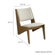 Rylina Accent Chairs Set of 2 in Weathered Oak Stone