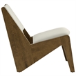 Rylina Accent Chairs Set of 2 in Weathered Oak Stone