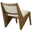 Rylina Accent Chairs Set of 2 in Weathered Oak Stone