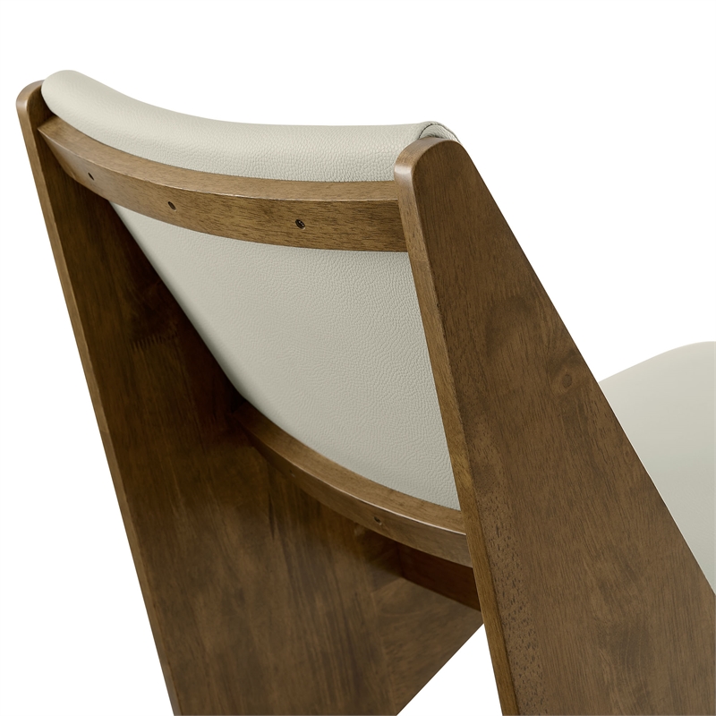 Rylina Accent Chairs Set of 2 in Weathered Oak Stone