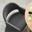Talia Dining Armchair in Charcoal